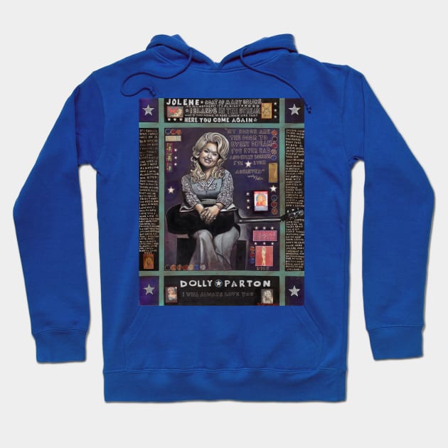 Dolly Parton Hoodie by Raybomusic01